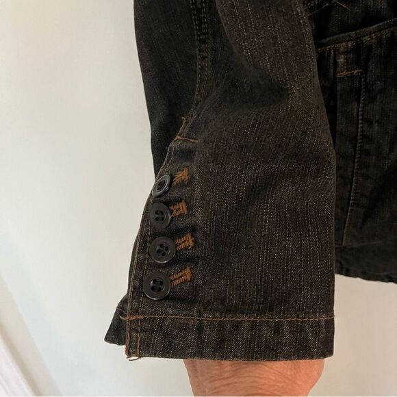 COMME CA ISM BLACK DENIM BLAZER / JACKET | Men’s SIZE M - Picture 6 of 13